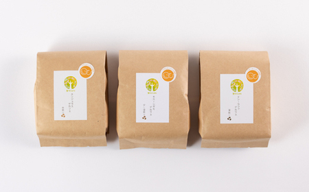 【デカフェ】楚々Cafeの自家焙煎珈琲豆 3種飲み比べセット(粉)【1367909】