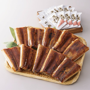 ＜高島屋選定品＞鹿児島県産うなぎ蒲焼ハーフカット(70g×10枚) (IB001-059)