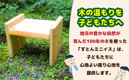 ひのき 組立て ミニイス 「すとん」 ヒノキ いす 亀山市/三栄林産株式会社 椅子 DIY[AMAD004]