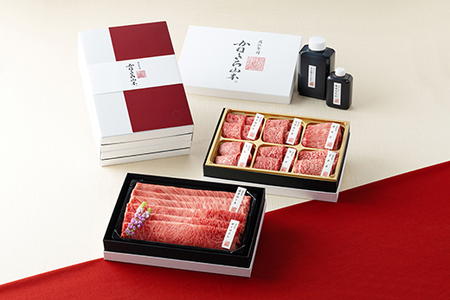 近江牛 【 近江 】 すき焼き 2種 焼肉 6種 盛り合わせ カネ吉山本 【Y137W1】 近江牛 牛肉すき焼き