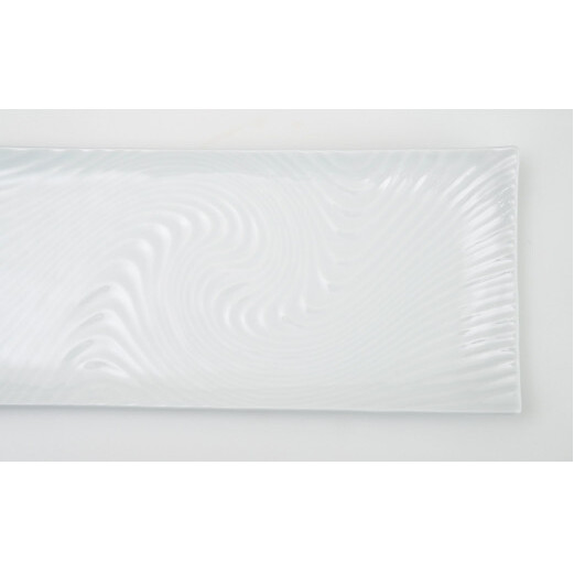 有田焼 白磁長角皿と筋斗雲豆皿セット(長角皿×2個・雲豆皿×2個) 深海三龍堂 長皿 角皿 筋斗雲 和食器 食器 おしゃれ 白い皿 白い食器 A25-374_イメージ5