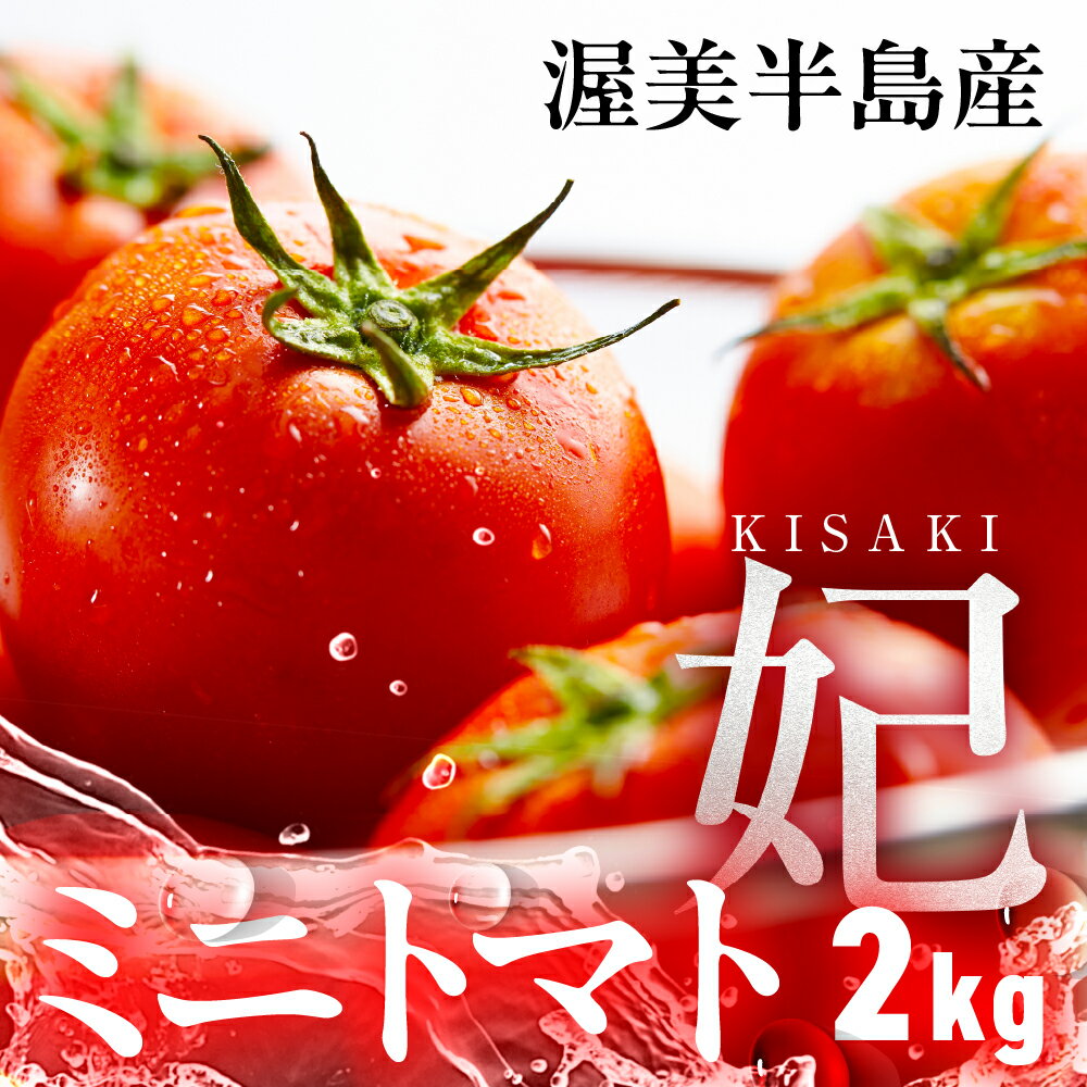 【ふるさと納税】渥美半島産 ミニトマト（妃）2kg　|トマト とまと ミニトマト プチトマト 妃 高糖度 糖度 マリネ サラダ サンドイッチ 野菜 やさい 甘い おいしい 冬 春 JA 農協 JA愛知みなみ