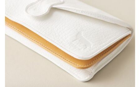 財布 RIPS 野生鹿革 レディース財布  小銭入れ 革 本革 革製品 皮革製品 鹿革 お札入れ コインケース ウォレット カード ファッション レディース 小物 ホワイト