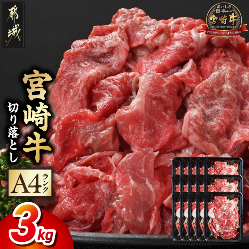 宮崎牛切り落とし3kg_AF-26-005-3kg