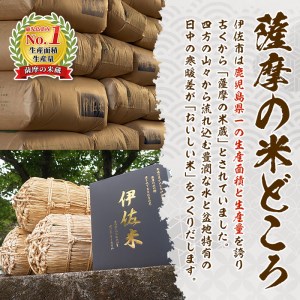 E3-01 【定期便】鹿児島県産！伊佐米ヒノヒカリ(計30kg・5kg×6ヶ月) 薩摩の北の郷、清き水の流れで生まれるお米【神薗商店】