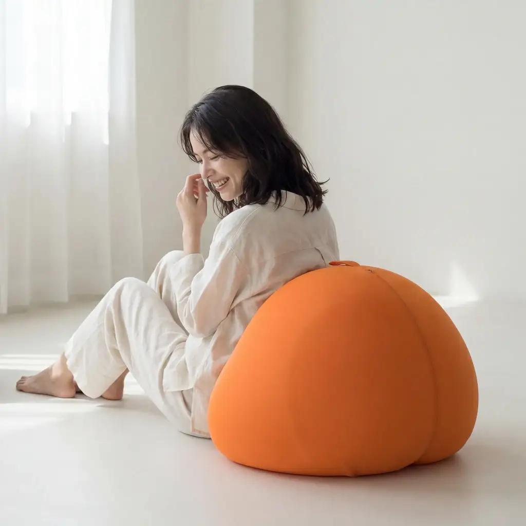 MOGU フィットチェア（本体＋カバー） ライトグリーン