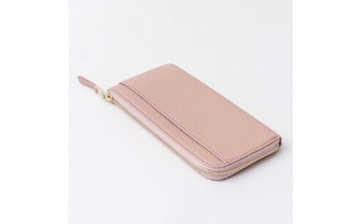 Y-STYLE 魔法の収納 薄型ロングウォレット【グレイッシュピンク】