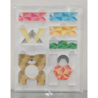 ふるさと納税 羽島市 季節のアクリル積み木　収納ケース付〜5月〜 |  | 03
