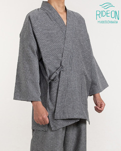 作務衣  (選べるカラー・サイズ)  菱織【作務衣】　榛地織物