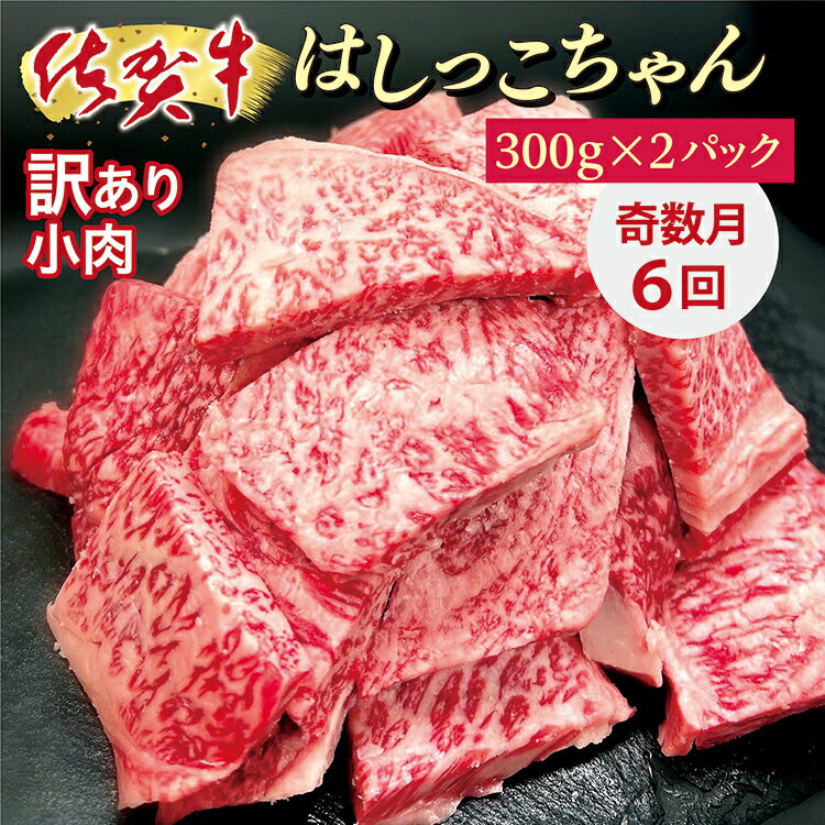 【ふるさと納税】【奇数月 に 6回】 佐賀牛 小肉 「 はしっこちゃん 」 定期便 牛肉 端切れ r-15