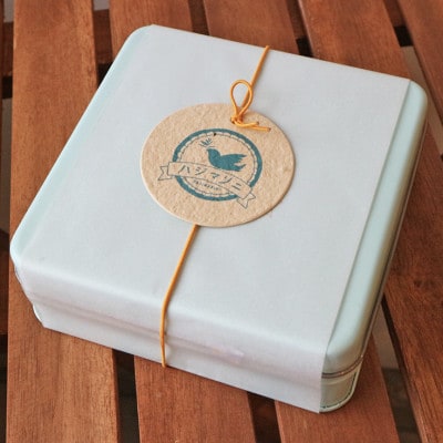 花咲く塩ビスケット缶【1484228】