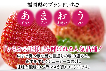 あまおう 1パック ＆ ふくや味の明太子 100g 明太子 惣菜 あまおう イチゴ いちご スイーツ 果物 フルーツ 送料無料【12月上旬発送開始予定】