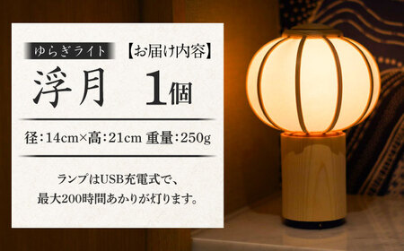 ゆらぎライト 浮月 UKIZUKI 和紙 インテリア 間接照明 岐阜市/安藤商店[ANFJ001]