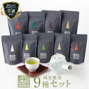 【ふるさと納税】 お茶 ティーパック 崎原製茶 オリジナル9種セット #3 茶葉 ティーバッグ 煎茶 玄米茶 ほうじ茶 紅茶 玉露 烏龍茶 プーアル茶 飲み比べ パック 鹿児島 ギフト プレゼント 薩摩川内市 ふるさと 納税