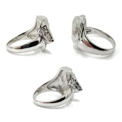 ふるさと納税 南アルプス市 純プラチナ製(Pt999) 『アフガン・ハウンド』リング 17号 |  | 03