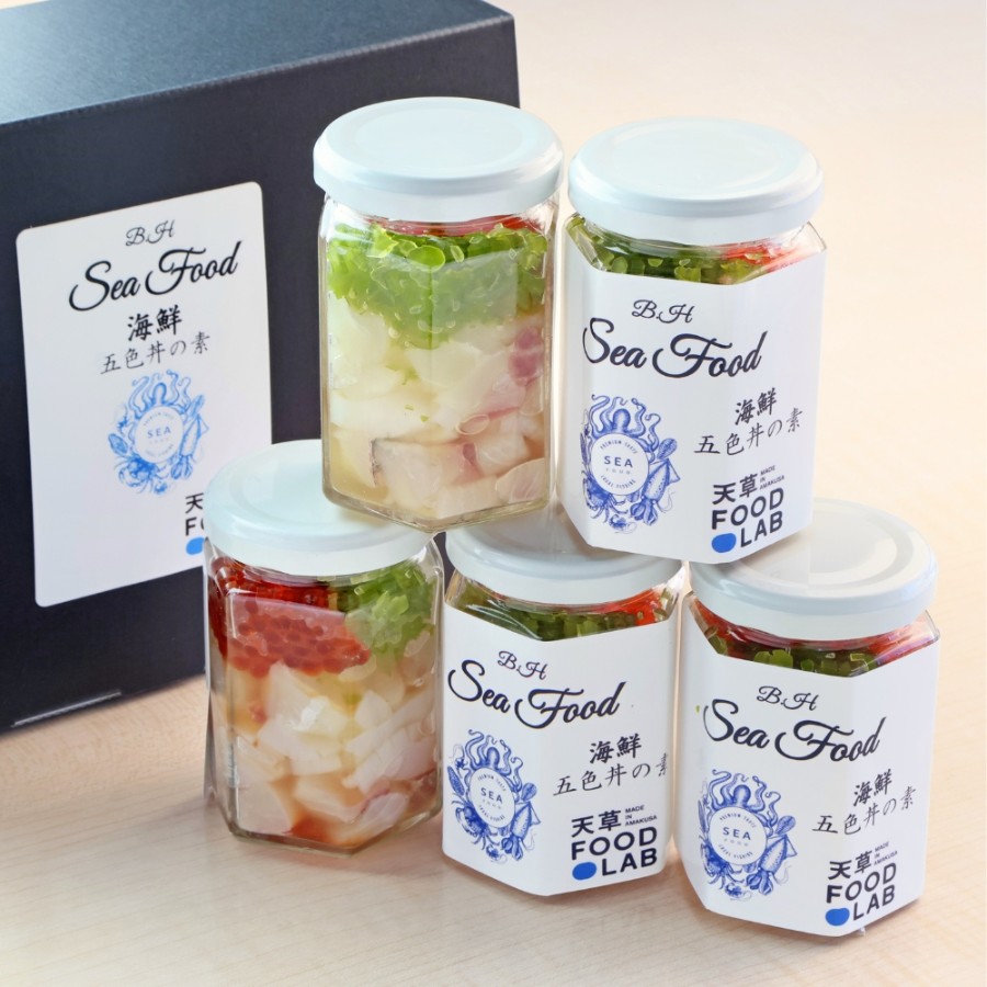 ＜天草FOOD LAB＞海鮮五色丼の素 90ml×5本