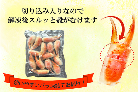ボイル ずわいがに 爪 500g×1  かに _AF017
