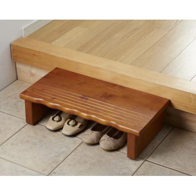 ふるさと納税 海南市 天然木玄関台　60