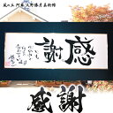 【ふるさと納税】大野勝彦 短冊額『感謝』文字 風の丘阿蘇大野勝彦美術館《60日以内に出荷予定(土日祝を除く)》美術館 詩