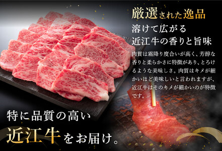 【4等級以上】厳選　近江牛　カルビ　焼肉【500g】【BS02SM1】