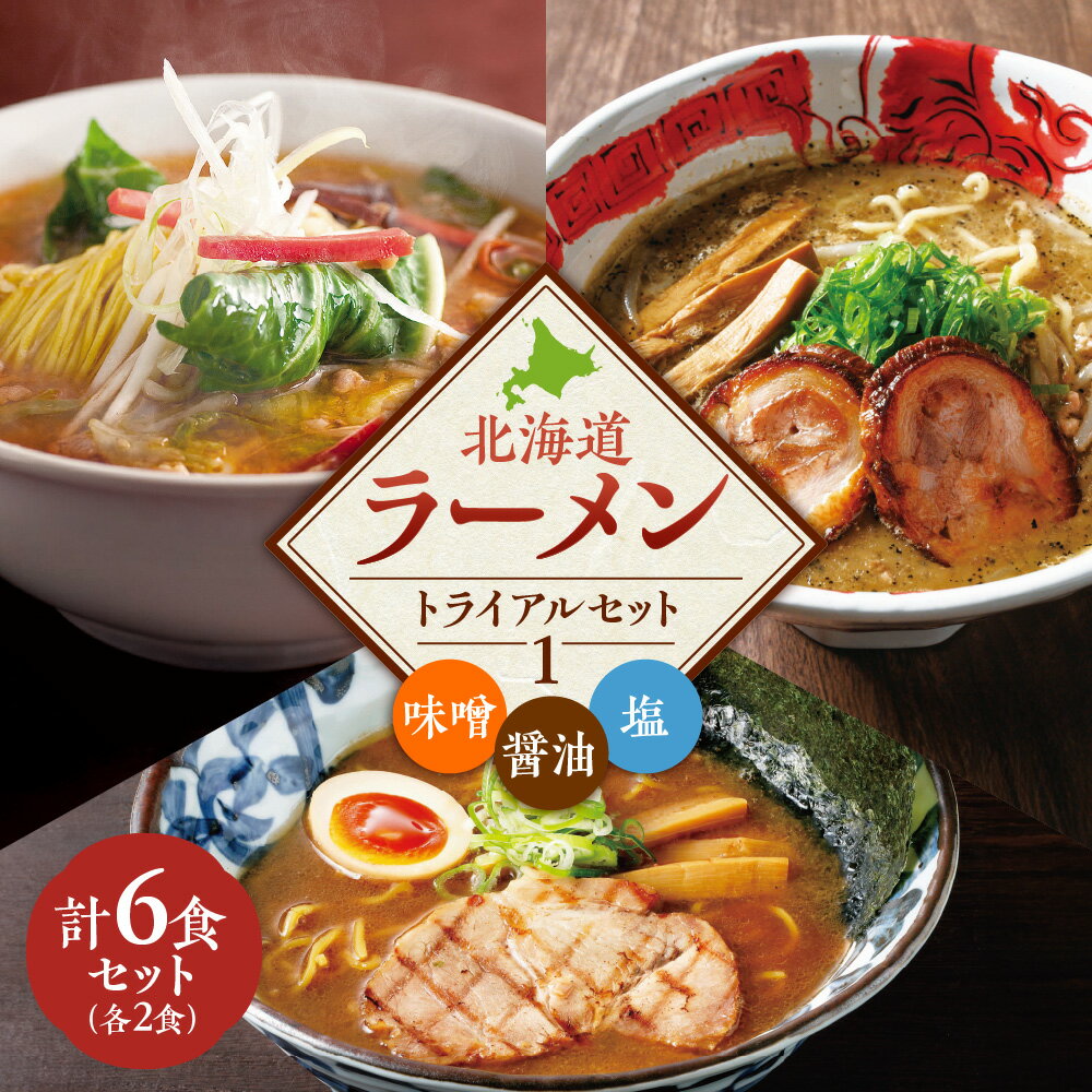 【ふるさと納税】 ラーメン 2食×3店舗 計6食 セット 味噌 醤油 塩 北海道ラーメン 人気店 にとりのけやき 弟子屈ラーメン 札幌飛燕 生麺 スープ 食べ比べ 詰め合わせ お取り寄せ グルメ ギフト 贈答 北海道 札幌市