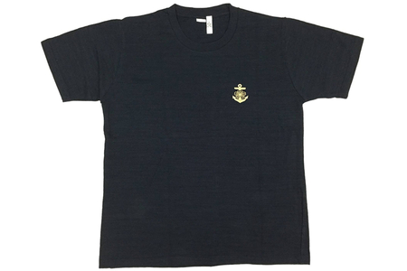 Tシャツ【呉鎮守府】 ネイビー Sサイズ 紺 tシャツ navyオリジナル シャツ 半袖 綿100% 海軍 くれちん 大人 日本製 広島県 呉市 ku091-050-s-r