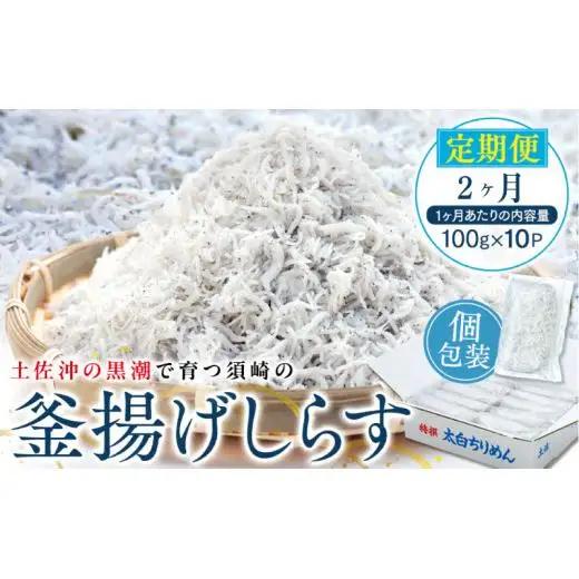 定期便 2ヶ月 鮮度抜群 海の玄米 子供用 釜揚げ しらす 1kg 個包装 計 2kg MS5000