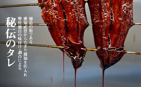 【定期便】三河一色産うなぎ蒲焼大2尾(280g以上)×3回・R012