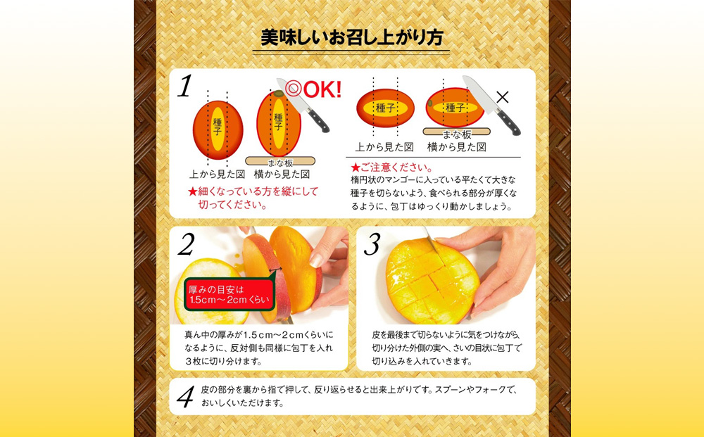  沖縄県 うるま市産 完熟 マンゴー 秀品 約1kg【2025年発送】