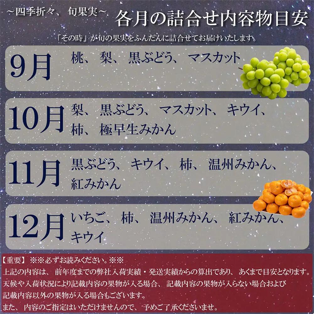 三豊市産の厳選フルーツ詰合せ♪【天の川コース】
