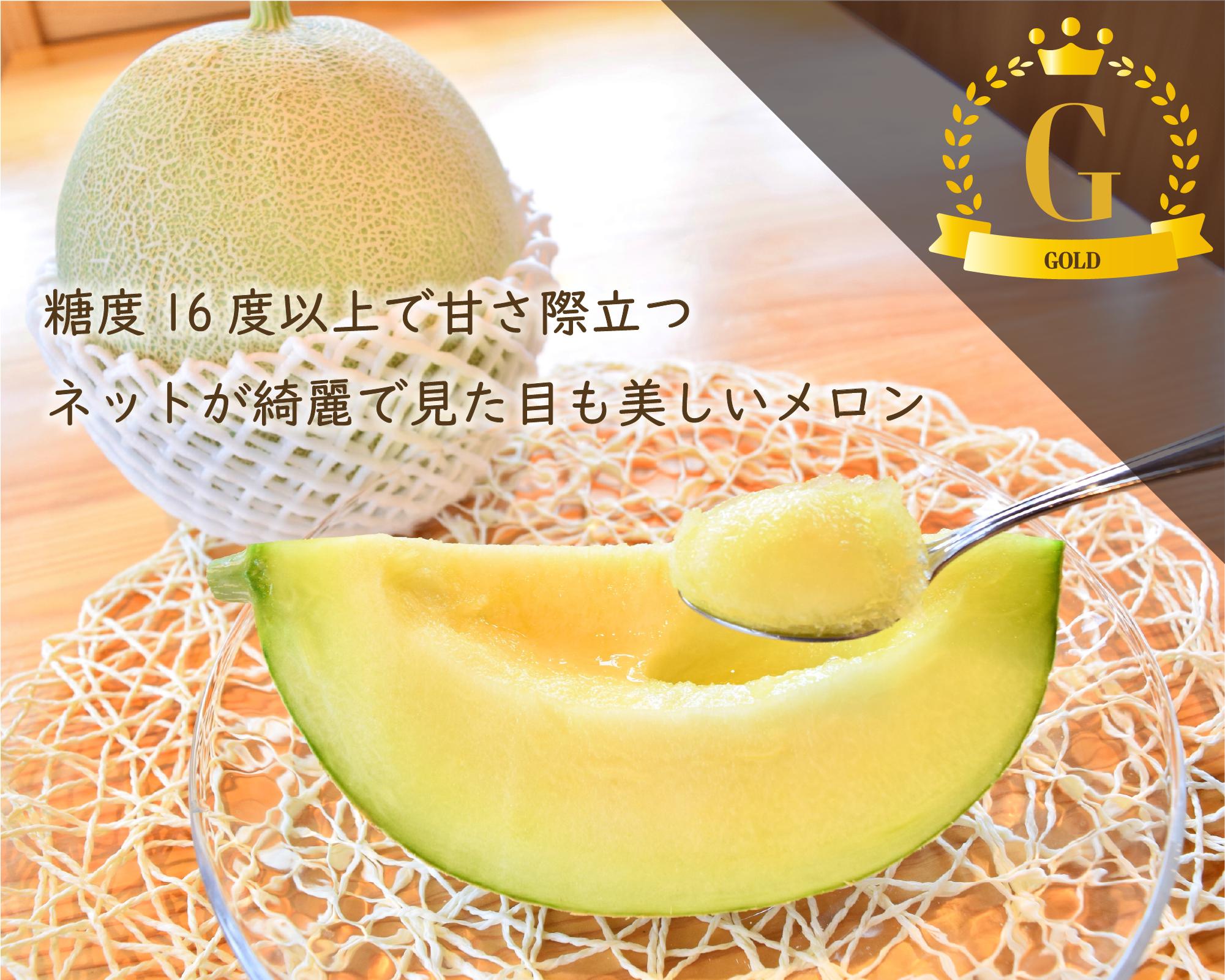 
【冬作】埼玉県嵐山町産メロン　ゴールド
