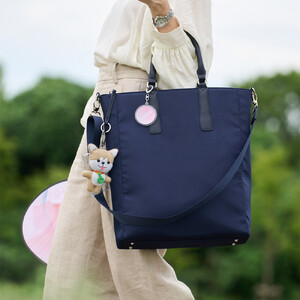  d-FAVE 大人の推し活トートバッグ ナイロン【ブラック】_1110428687_01 |バッグ バッグ