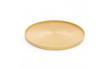 Round Rays Tray L ホワイトアッシュ White Ash  ｜トレー プレート お皿 皿 食器 インテリア