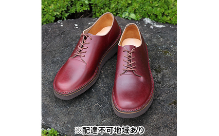 KOTOKA ( コトカ ) 紳士靴 一枚革 ダービー KTO2002 ( バーガンディ ) ファッション シューズ 雑貨 日用品 牛革 お洒落 レザーシューズ 快適 メンズ  24.5cm