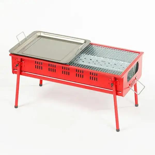 [グリーンライフ] 少煙バーベキューコンロセット キャンプ アウトドア用品 BBQ