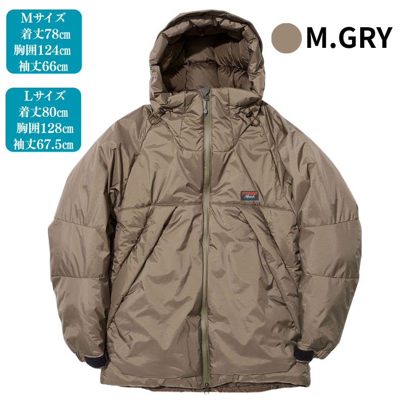 NANGA AURORA TEX DOWN JACKET IBUKI ナンガ オーロラテックス ダウンジャケット イブキ ミドルグレー・L