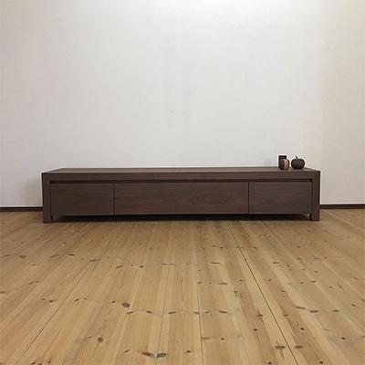 ふるさと納税 大川市 Kariya　TVボード　幅180cm　ウォールナット材・オイルフィニッシュ |  | 01