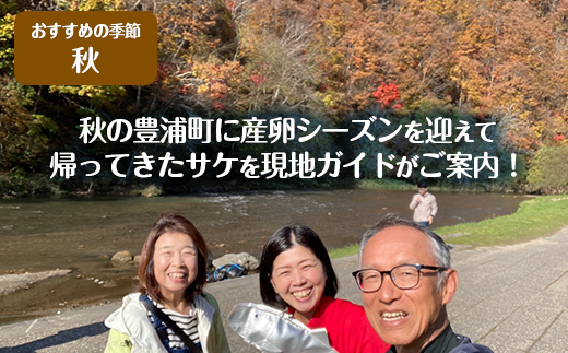 【豊浦町内】サケ見学ツアー（5人用） TYUL021