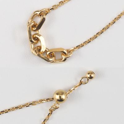 ふるさと納税 山梨県 【山梨県】【ジュエリー】K18 safari /サファリ チェーンリング |  | 02