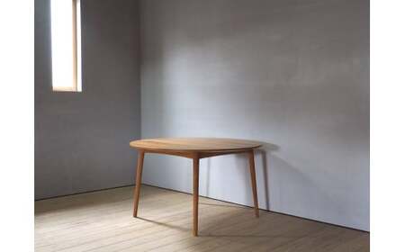 国産山桜の丸テーブル ラウンドダイニングテーブル≪出荷時期：受注後、約4ヶ月ほどで出荷予定≫ | ダイニングテーブル 丸テーブル 家具 インテリア 長野県 塩尻市