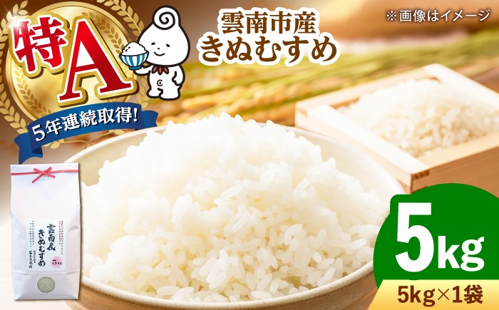 
                  雲南市産きぬむすめ 5kg 米 お米 白米 精米 おこめ コメ ライス お米5kg きぬむすめ 5kg 5キロ 5年連続特A評価 ごはん ご飯 米5kg 島根米 ブランド米 島根きぬむすめ 5kg袋 特A米 国産米 おすすめ 人気 銘柄米 特Aブランド 2025年産 令和7年産 ご当地米 5kg白米 しまね米 島根県雲南市/有限会社藤本米穀店 [AIDB099-001] 5kg
                