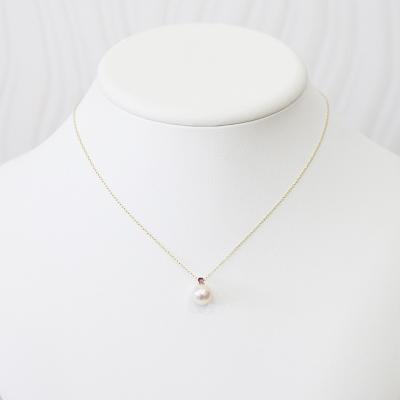 ふるさと納税 天草市 あこや真珠 ネックレス 8-8.5mm ホワイトピンク アメシスト K10YG_S085-539 |  | 02