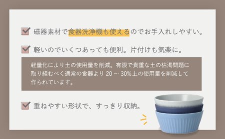 【美濃焼】[軽量食器] レンジパックボウル Sサイズ/Mサイズ 5色10個セット【井澤コーポレーション】 ボウル ラップ不要 食器 軽量 食洗器対応 便利 うつわ 器 美濃焼 陶磁器 [TBP038]