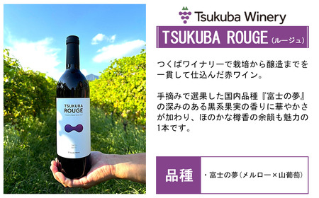 つくばワイナリー TSUKUBA BLANC ・ ROUGE & ROSE セット【お酒 葡萄 ぶどう ブドウ 茨城県産 つくば市産 ワイナリー ワイン ワイン ワイン ワイン ワイン 】
