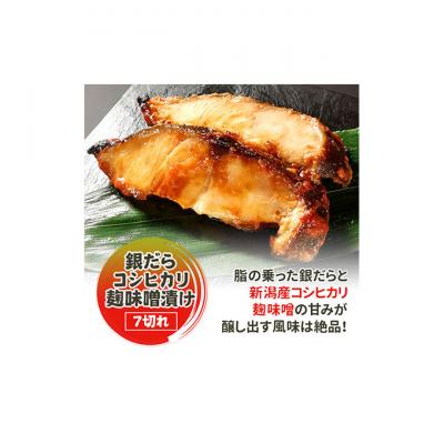 ふるさと納税 新潟市 銀だらコシヒカリ麹味噌漬け 7切 新潟 [54070423]