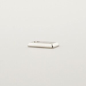 【置物】Pt999 純プラチナ(約0.5g)　ミニピュア(R)　プラチナの延べ棒（SH-0017）