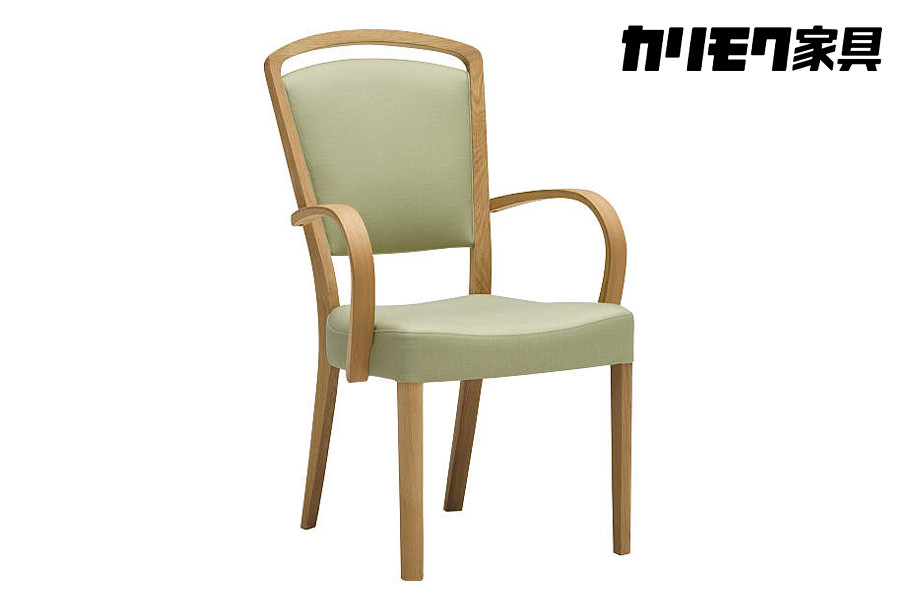 
                  カリモク家具『肘付ダイニングチェア』CT8310 [1265] 完成品 食卓椅子 1人掛け おしゃれ リビング 木製 椅子 国産 karimoku いす イス 単品 一人暮らし 新生活 選べる カラー 色 
                