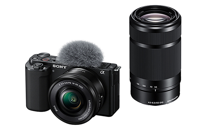 【ブラック】【台数限定】デジタル 一眼 カメラ VLOGCAM ZV-E10Y ダブルズーム レンズ キット ソニー【株式会社九州ケーズデンキ】 [BHBZ008]