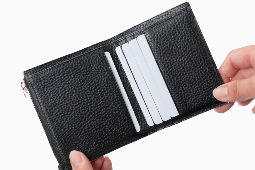 SOMES GL-10 二つ折り財布 ブラック [ソメスサドル 北海道 砂川市 12260872] ソメス バッグ メンズ レディース 本革 革 革製品 鞄 かばん レザー 財布