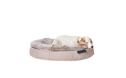 【アンビエントラウンジジャパン】犬ペットラウンジ Low ベージュ・ラビットベージュ（Mサイズ）※体重25㎏未満の中型犬向け　犬用 中型犬 ベッド ペットベット 洗える カバー